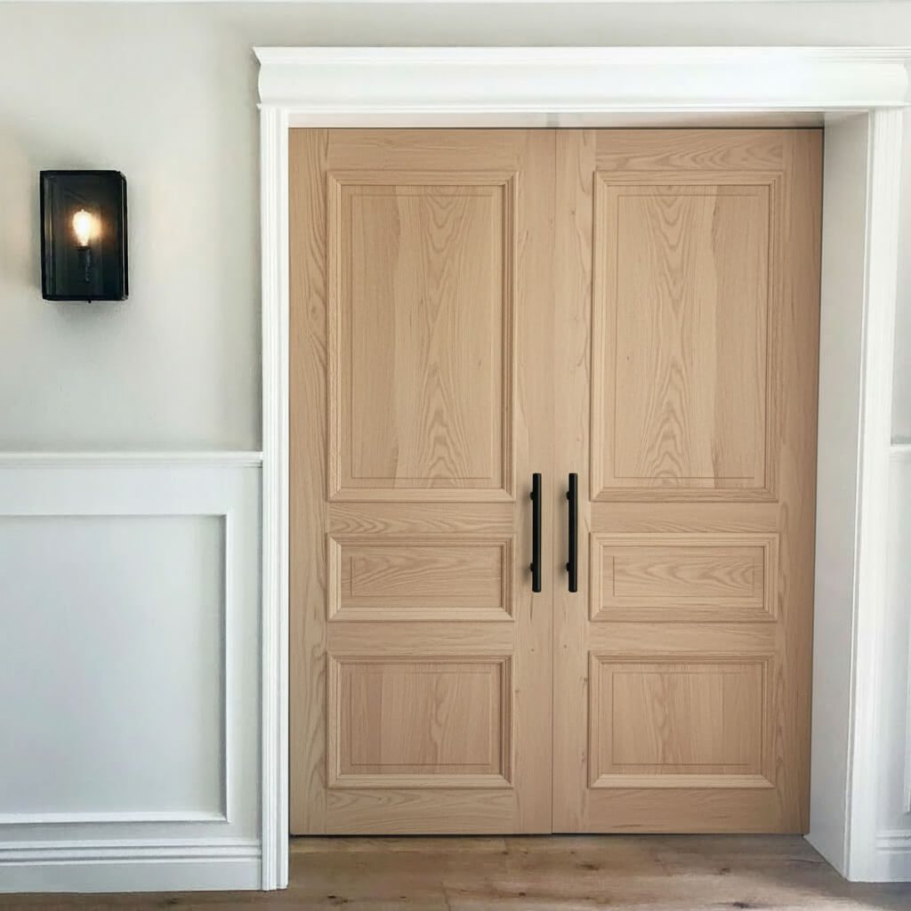 Solid French Oak Entrance Doors